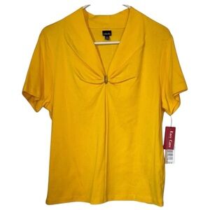 🌹NWT:RAFAELLA YELLOW KNIT TOP